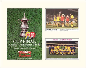 FamousRetail Wembley FA Cup Final 1979 Programme Display