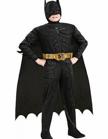 Fancy Me Boys Batman Dark Knight Rises Deluxe Muscle Chest Superhero Book Day Fancy Dress Up Costume Outfit 1-10 years (8-10 years)