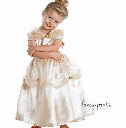 Fancy Pants Store Childrens Girls Belle Fancy Dress Costume Fairytale Disney Halloween Princess World Book Day Dressing Up Halloween - Small (Age 3-5)