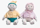 Multicultural Caucasian Boy Baby Bottoms Doll