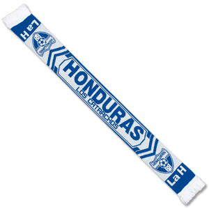 FANSW Honduras Jacquard Scarf - Blue/White