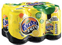 Fanta Z Icy Lemon Zero Added Sugar (6x330ml)