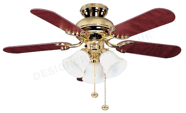 Fantasia Capri 36 inch polished brass ceiling