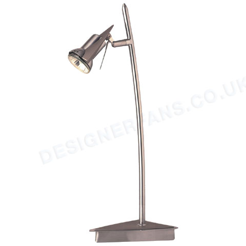Galaxy stainless steel table lamp.