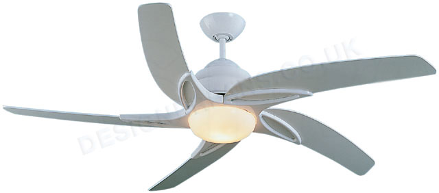 Viper 44 inch white ceiling fan with