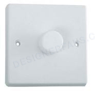Fantasia white ceiling fan wall control.