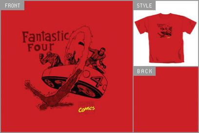 Fantastic Four (Group) T-Shirt cid_tsc_2679