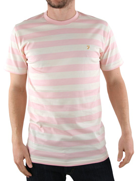 Farah Vintage Pink The Oldham T-Shirt