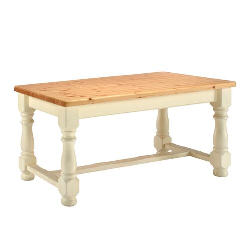 Farmhouse Painted Dining Table (6ft) - Ivory