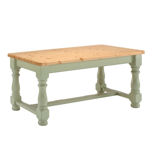 Farmhouse Painted Farmhouse Large 6ft x 3ft Dining Table in Soft
