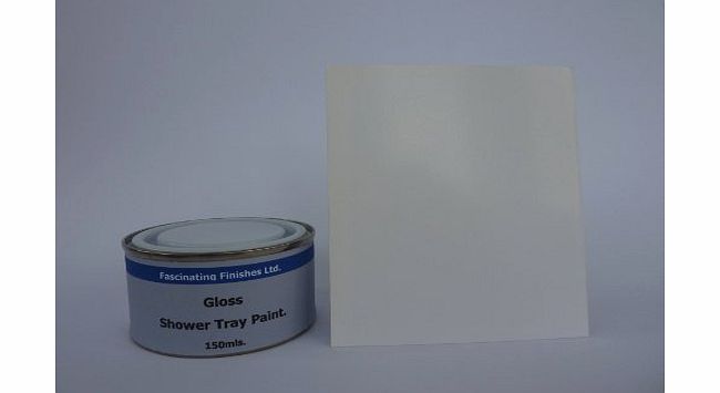 Fascinating Finishes Ltd 1 x 150ml Gloss White Shower Tray Paint