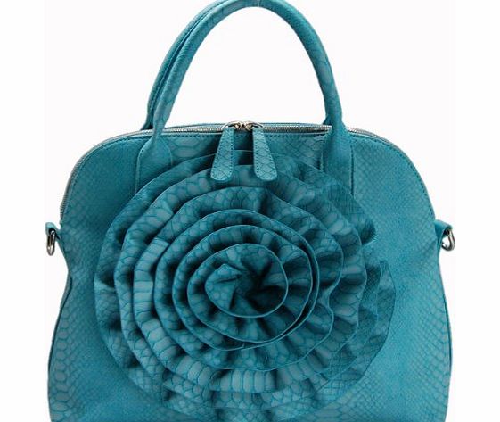 FASH Limited Blue Rose Handbag by FASH