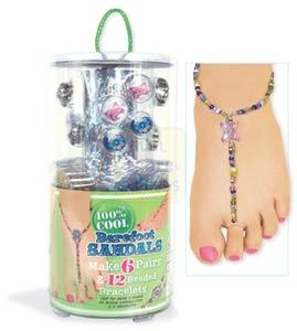 Fashion Angels Enterprises The Bead Shop 100 Cool Tubes Barefoot Sandals