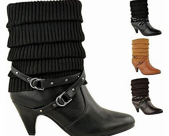Fashion Thirsty LADIES WOMENS LOW MID STILETTO HEEL WINTER BIKER KNEE HIGH CALF ANKLE BOOTS SIZE