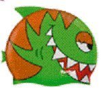 Fashy Childs Green Silicone Fish Swimming Cap