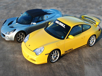 Fast Cars Porsche vs Lotus Thrill