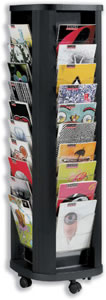 Fast Paper Literature Display Carousel Mobile 40