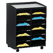 Fast Paperflow 14-Compartment Mobile Paper Sorter