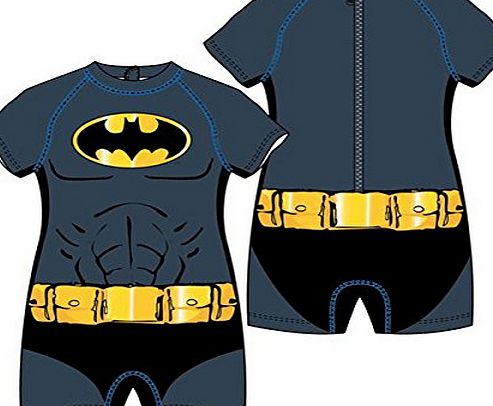 FAST TREND CLOTHING NEW KIDS BOYS OFFICIAL MARVEL BATMAN SWIM SUIT GREY AND BLACK 2-5 YEARS (5)
