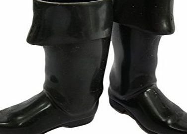 Barbie Ken Action Man G.I. Joe Doll clothes Black knee high Prince Charming Silicone Boots outfit (Not Mattel) by Fat-Catz-copy-catz