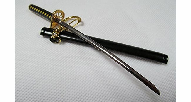 fat-catz-copy-catz Collectable replica mens boys solid metal scale model white ninja Samurai blade sword in case pendant keyring - by Fat-catz-copy-catz