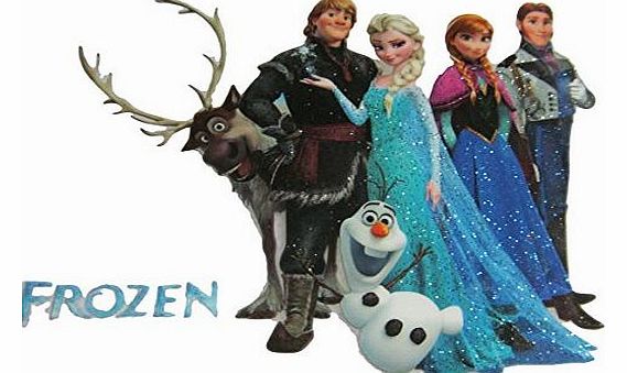 Elsa, Anna, Olaf & Friends Frozen smooth style iron on clothes heat transfer patch by fat-catz-copy-catz (Frozen No: 1 Patch)