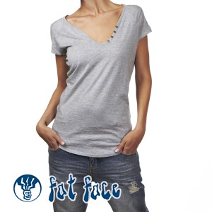 Fat Face T-Shirts - Fat Face Betsy Keyhole