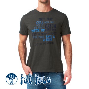 T-Shirts - Fat Face Get Out T-Shirt -