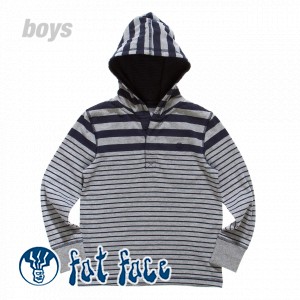 Fat Face T-Shirts - Fat Face Hooded Long Sleeve