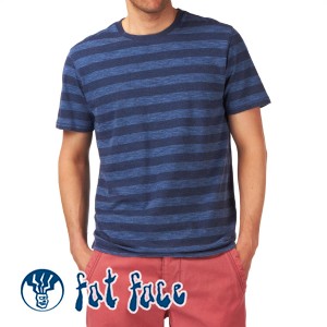 Fat Face T-Shirts - Fat Face Rivera Stripe Crew