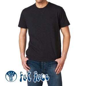 T-Shirts - Fat Face Slub Crew T-Shirt -