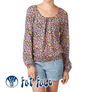 Fat Face Tops - Fat Face Nina Full Bloom Blouse