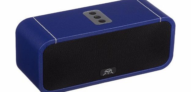 Music Box One Portable Wireless Bluetooth Speaker Compatible with Smartphone, iPod and iPad - Blue