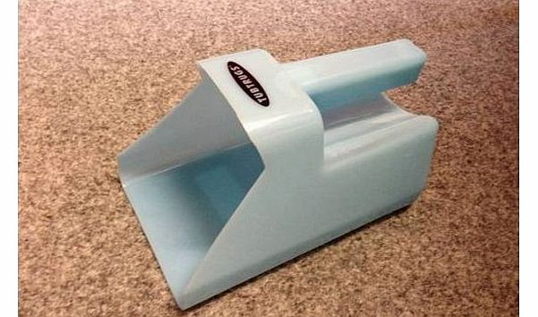 Faulks Equestrian Horse Feed Scoop General Purpose Pet Food Plastic Scoop TubTrug Light Blue