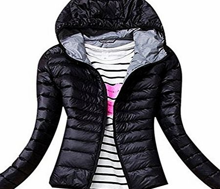 favor best Fashion Womens Winter Warm Candy Color Thin Slim Down Hoodies Coat Jacket Overcoat