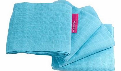 Supersoft Muslins Blue - 4Pack 10171639