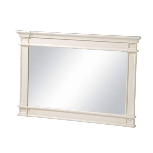 Fayence Painted Overmantle Mirror