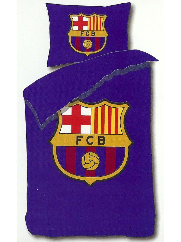 FC Barcelona Blue Duvet Cover and Pillowcase