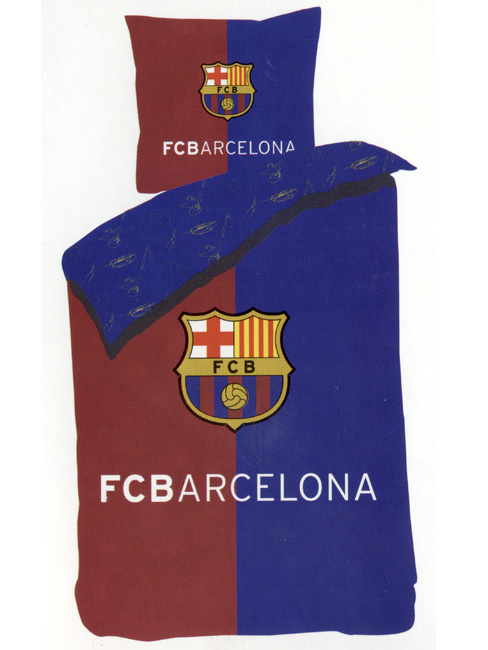 FC Barcelona Single Panel Duvet Cover and