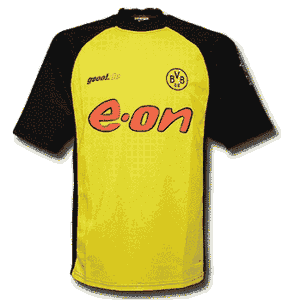 FC Copenhagen 01-02 Borussia Dortmund Home shirt