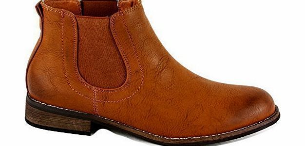 FCF WOMENS LADIES LOW HEEL PULL ON STRETCH CHELSEA ANKLE RIDING BOOTS CASUAL SHOES