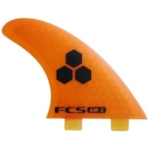 FCS AM-2 PC TRI FIN SET. ORANGE