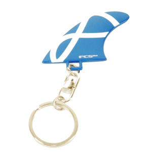 FCS FIN KEY RING. BLUE