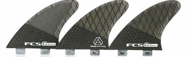 FCS H3 Nexus Tri Fin Set - Large