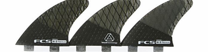 FCS H3 Nexus Tri Fin Set - Medium