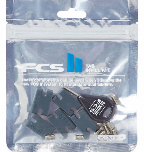 FCS II Fin Box Tab Infill Kit - Black