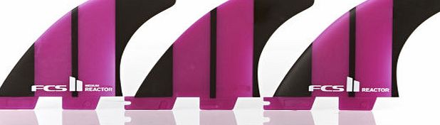 FCS II Reactor Neo Glass Tri Fins - Medium