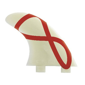 FCS M3 Natural Glass Flex IFT Tri Fin Set