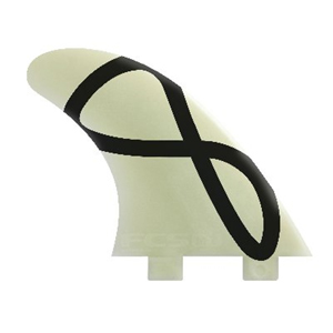 FCS M7 Natural Glass Flex IFT Tri Fin Set