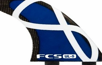 FCS Mens FCS Ultra Light Tri Fin Set - Blue